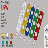 3 LEDLİ MODÜL LED AMBER 1